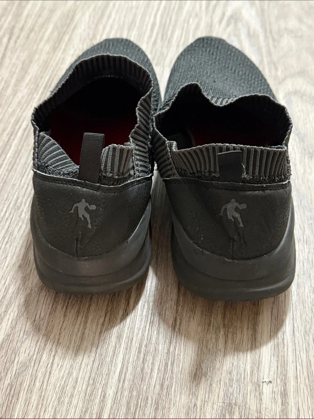 And1 Black Slip-On Knit Men's Sneakers